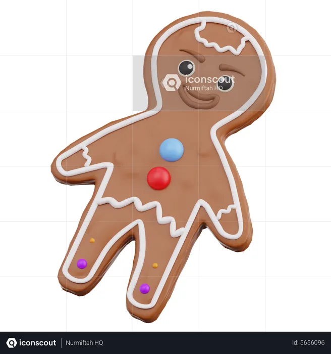 Gingerbread  3D Icon