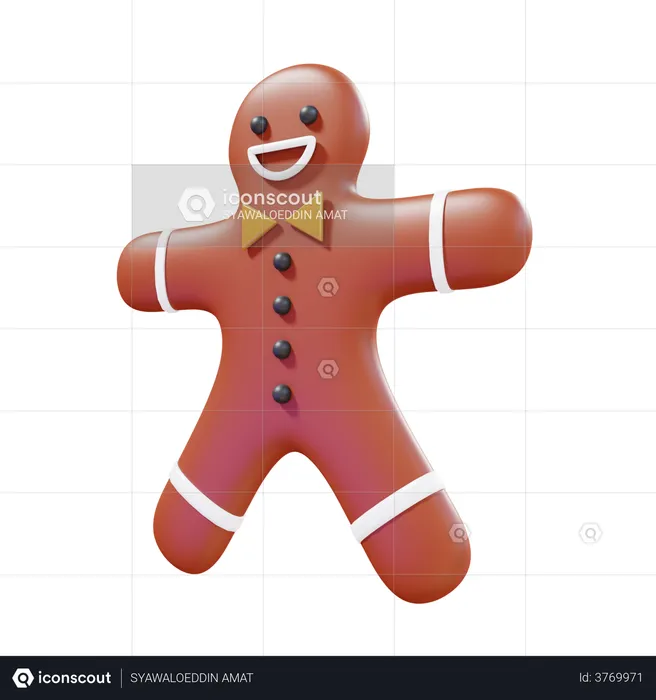 Gingerbread  3D Illustration