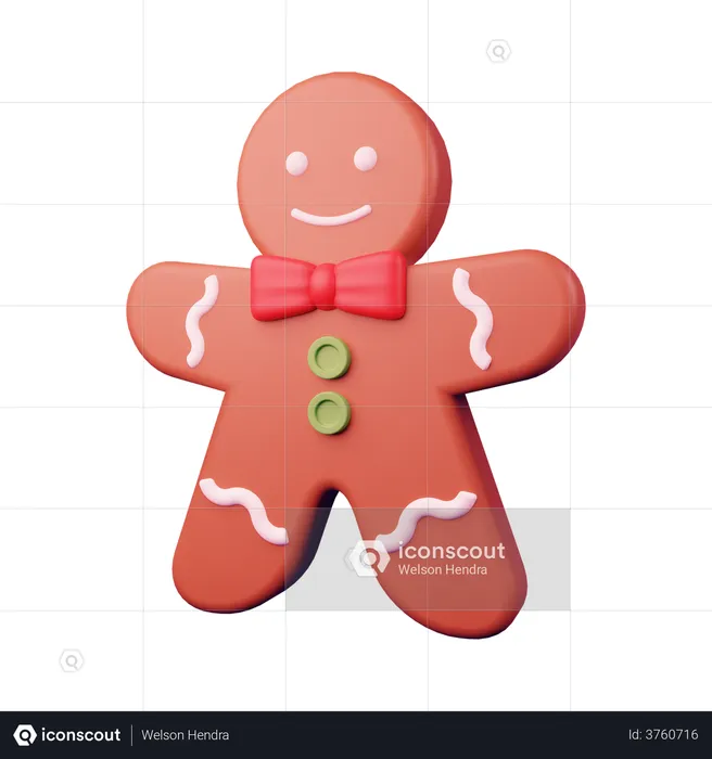 Gingerbread  3D Illustration