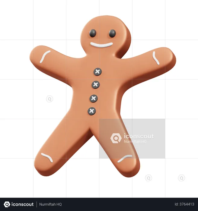 Gingerbread  3D Illustration