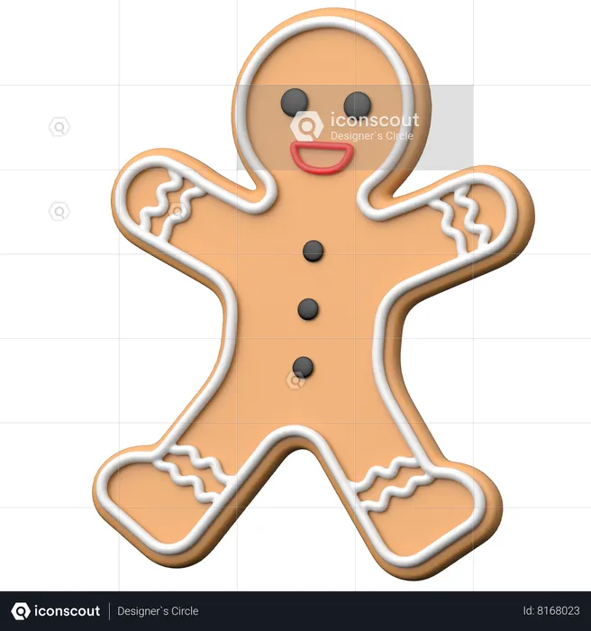 Gingerbread  3D Icon