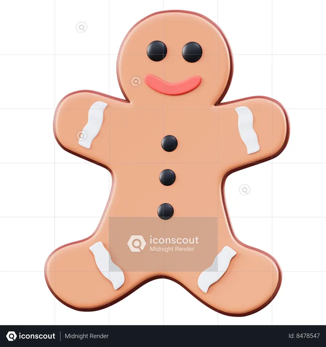 Gingerbread cookie  3D Icon