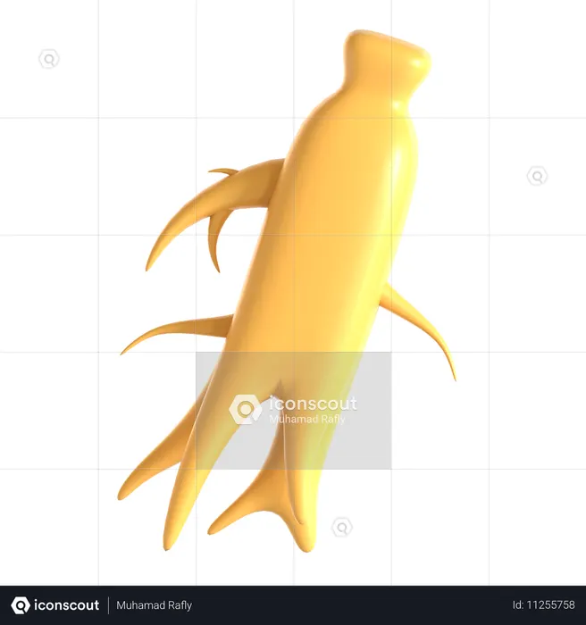 Ginseng  3D Icon