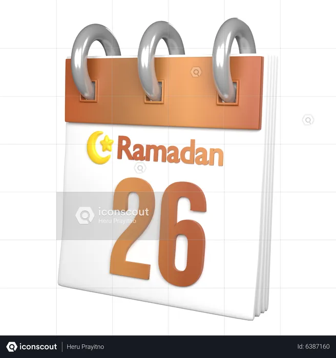 Giorno 26 Ramadan  3D Icon