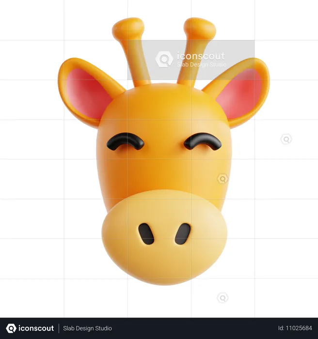 Giraffe  3D Icon