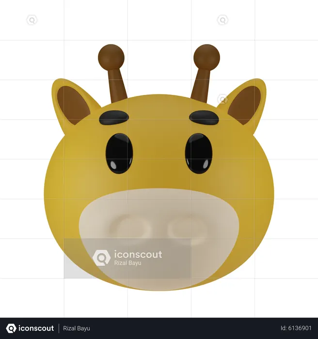 Giraffe  3D Icon