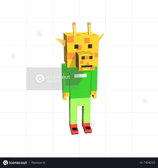 Giraffe  3D Icon