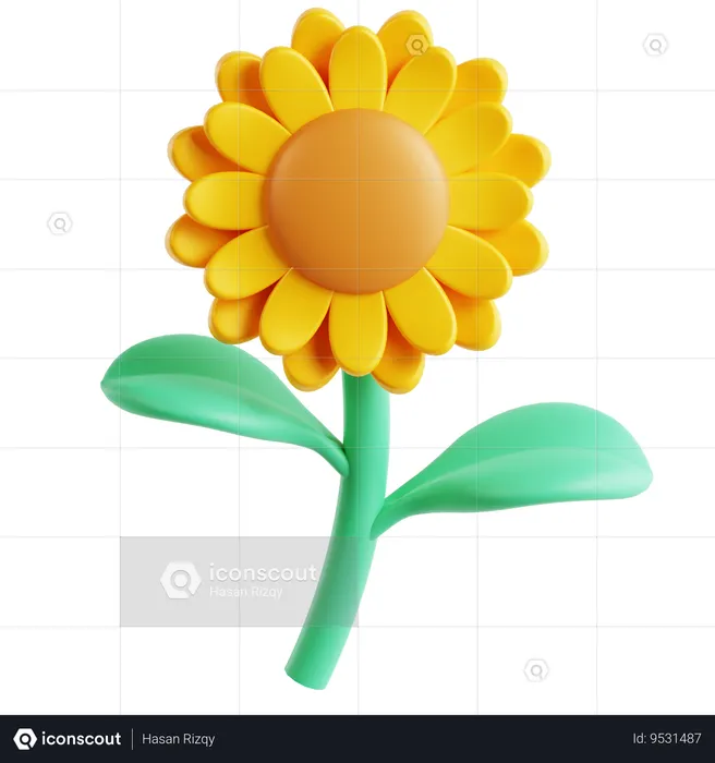 Girasol  3D Icon