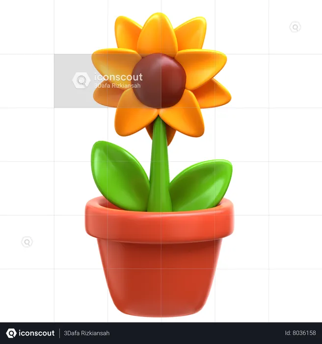 Girasol  3D Icon