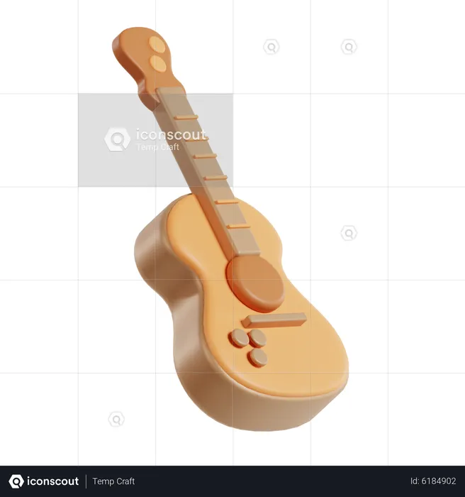 Gitarre  3D Icon