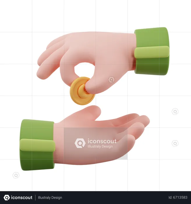 Give Charity  3D Icon