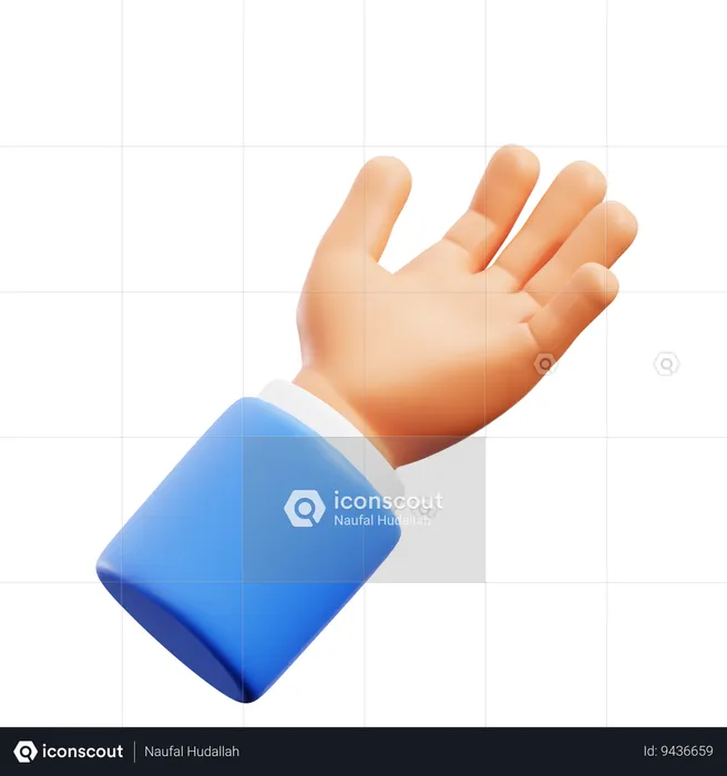 Give Hand Gestures  3D Icon