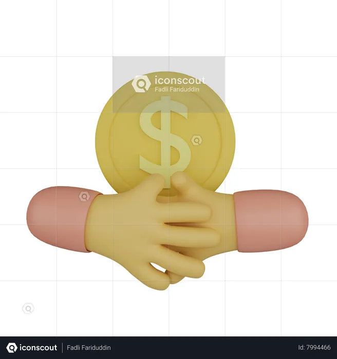 Give Money  3D Icon