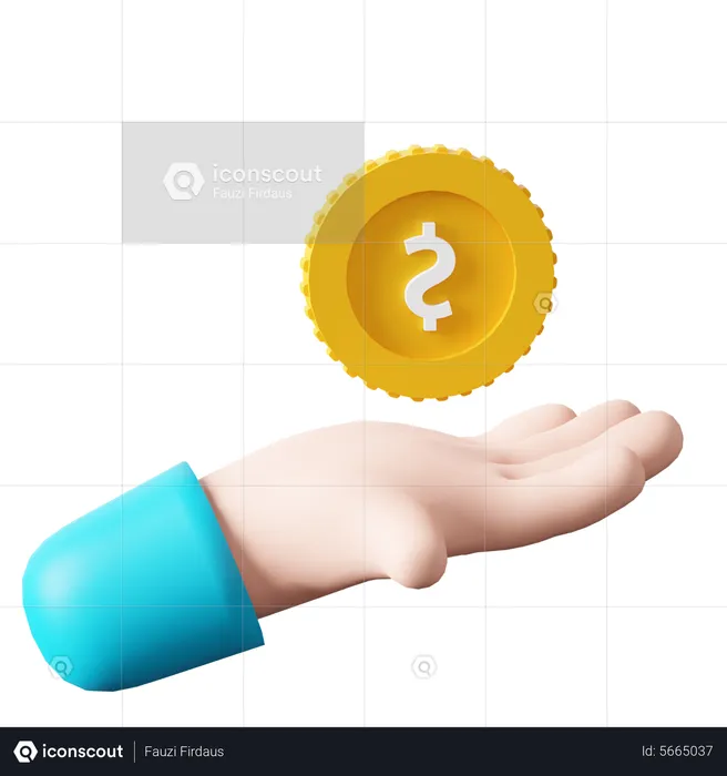 Give Payment  3D Icon