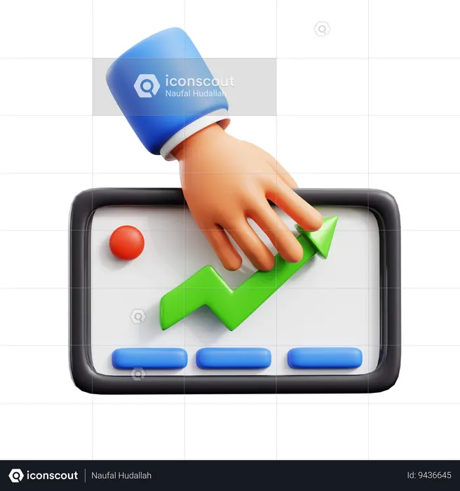 Give Presentation Hand Gestures  3D Icon