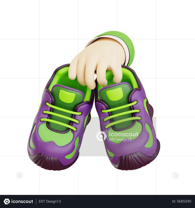 Give Shoes  3D Icon
