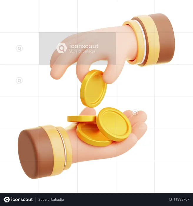 慈善活動と困窮者への援助 ラマダン  3D Icon