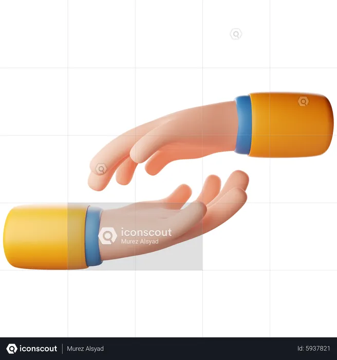 Giving Hands  3D Icon
