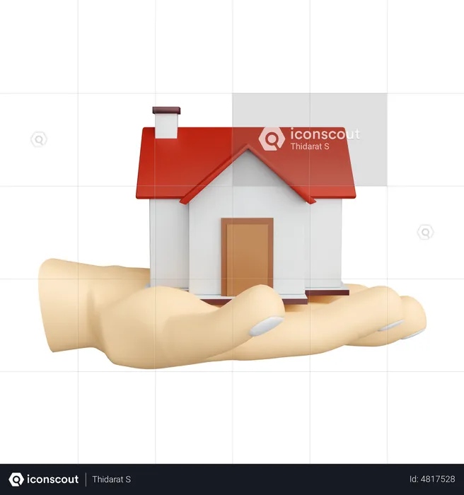 Giving House  3D Icon
