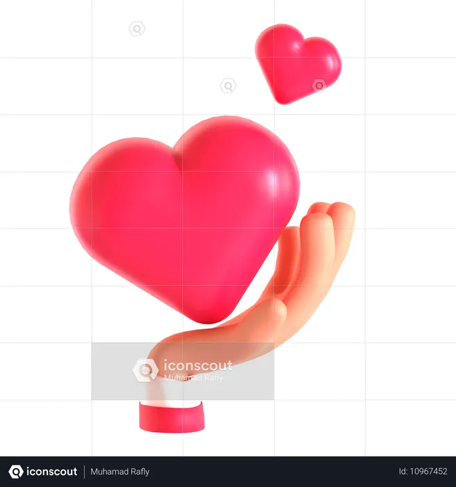 Giving Love  3D Icon