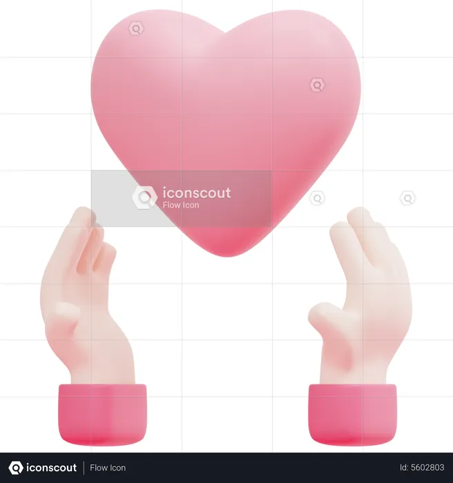 Giving Love  3D Icon