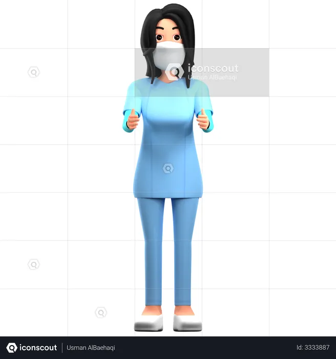 Giving Medical Advise  3D Illustration