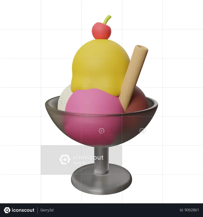 Glace  3D Icon