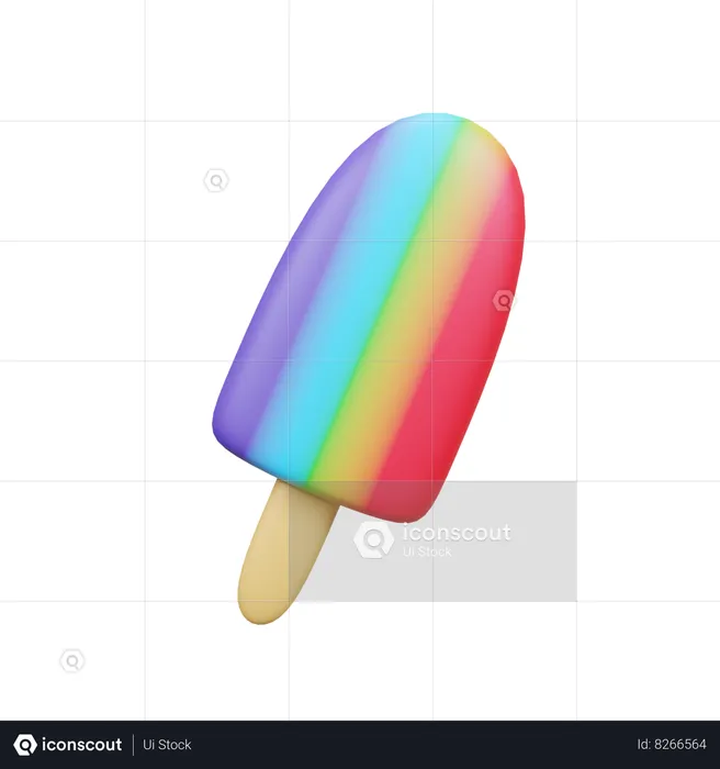 Glace à l'eau  3D Icon