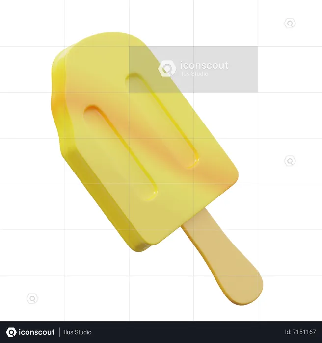 Glace à l'eau  3D Icon