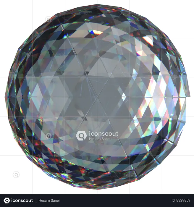 Glass Ball  3D Icon