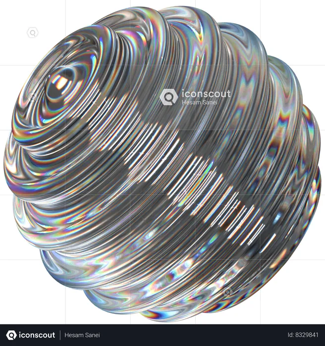 Glass Ball  3D Icon