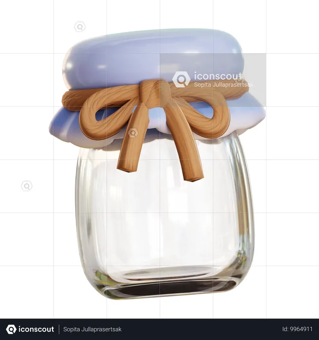 Glass Jar  3D Icon