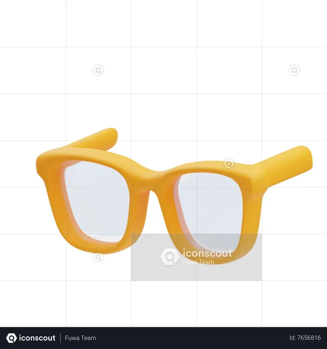 Glasses  3D Icon