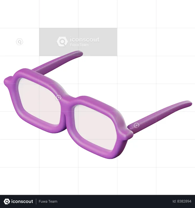 Glasses  3D Icon