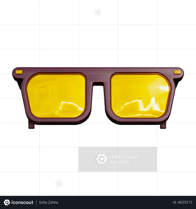 Glasses  3D Illustration