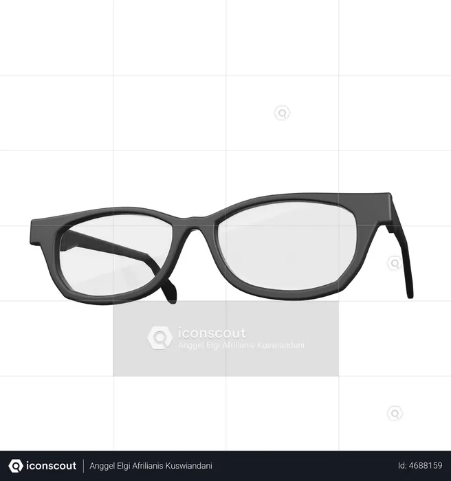 Glasses  3D Illustration