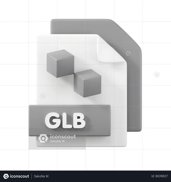 GLB File  3D Icon