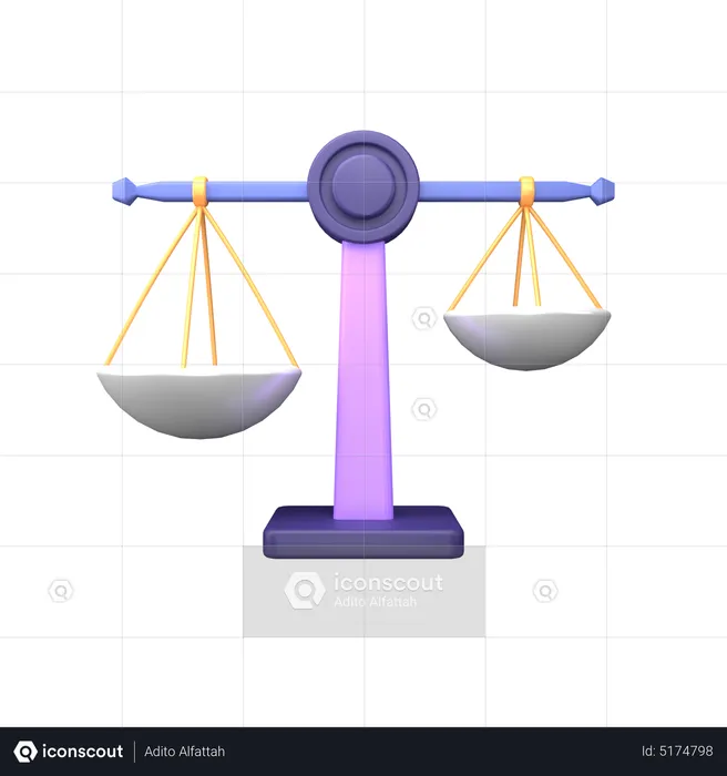 Gleichgewicht  3D Icon