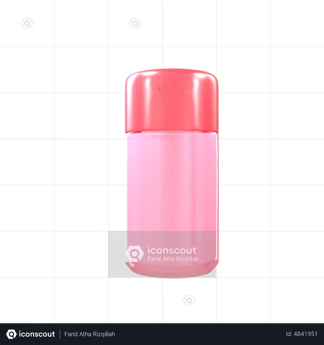 Glitter Bottle  3D Icon