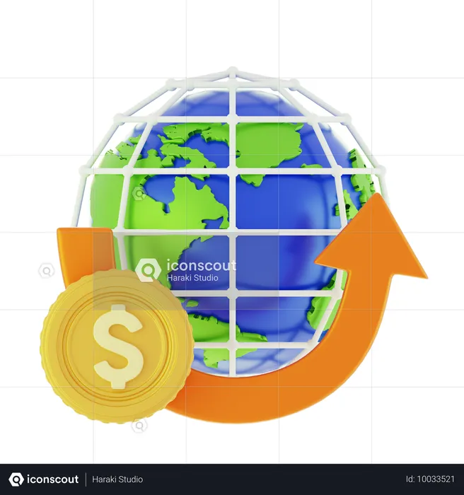 Global Business  3D Icon