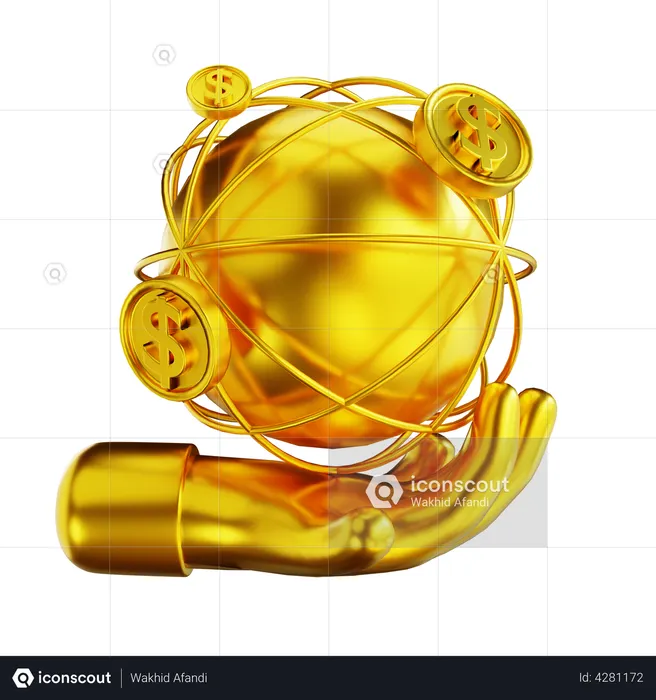 Global Business Strategy  3D Illustration