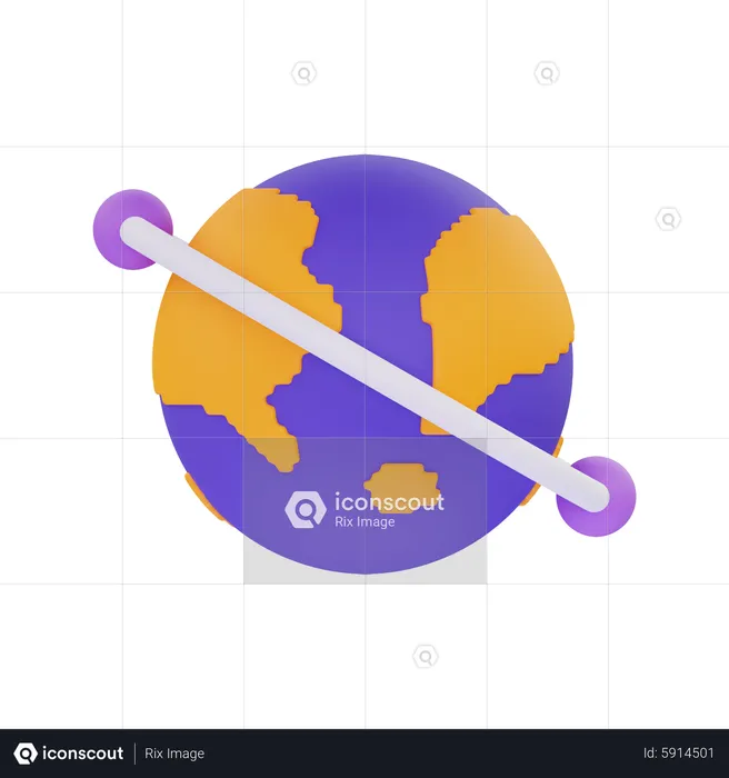 Global Connection  3D Icon