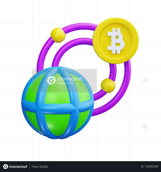 国際通貨  3D Icon