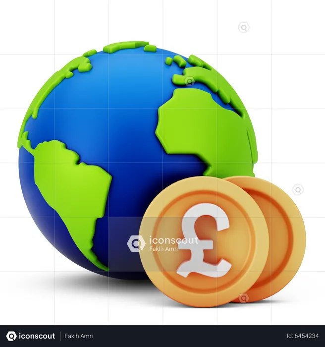 Global Currency  3D Icon