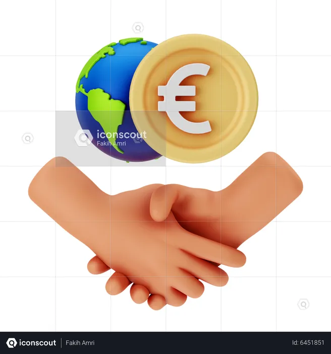 Global Deal  3D Icon