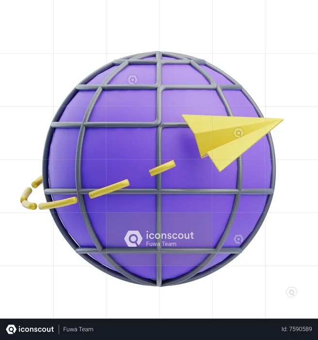 Global Delivery  3D Icon