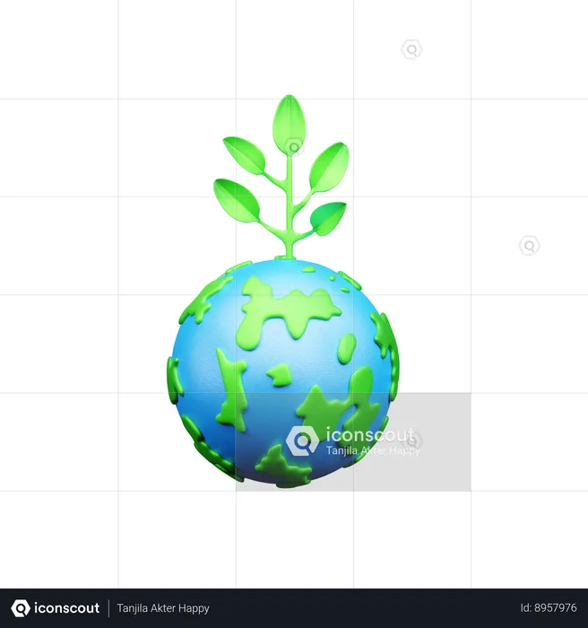 Global Ecology  3D Icon