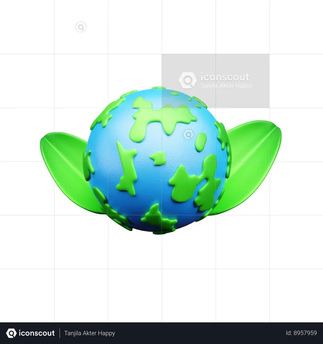 Global Ecology  3D Icon