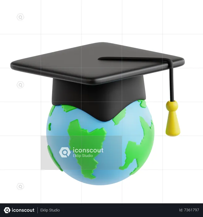 Global Education  3D Icon