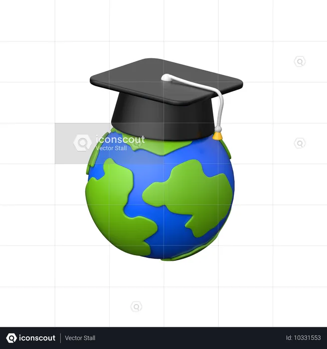 Global Education  3D Icon